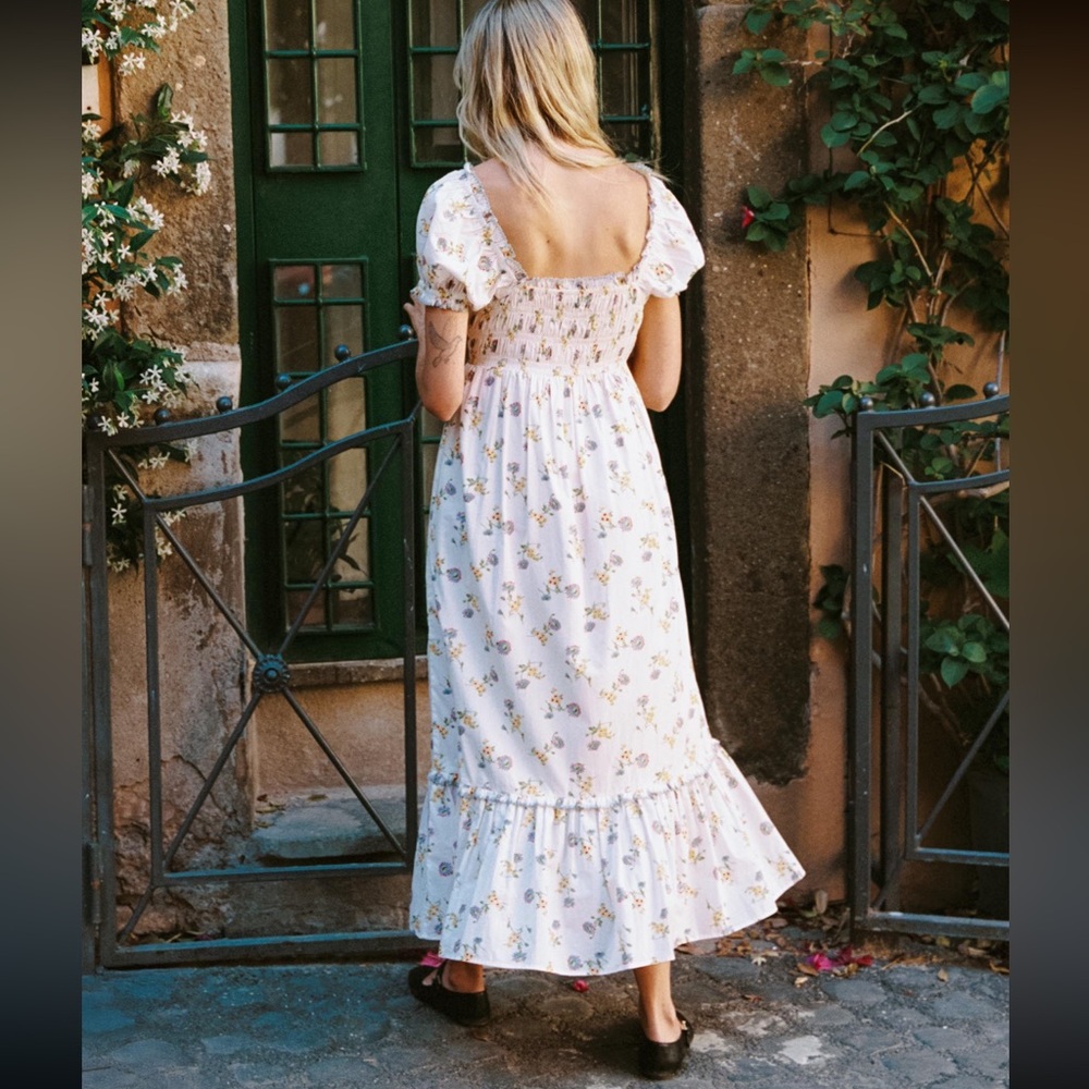 Christy Dawn Floral alabaster Daisy dress